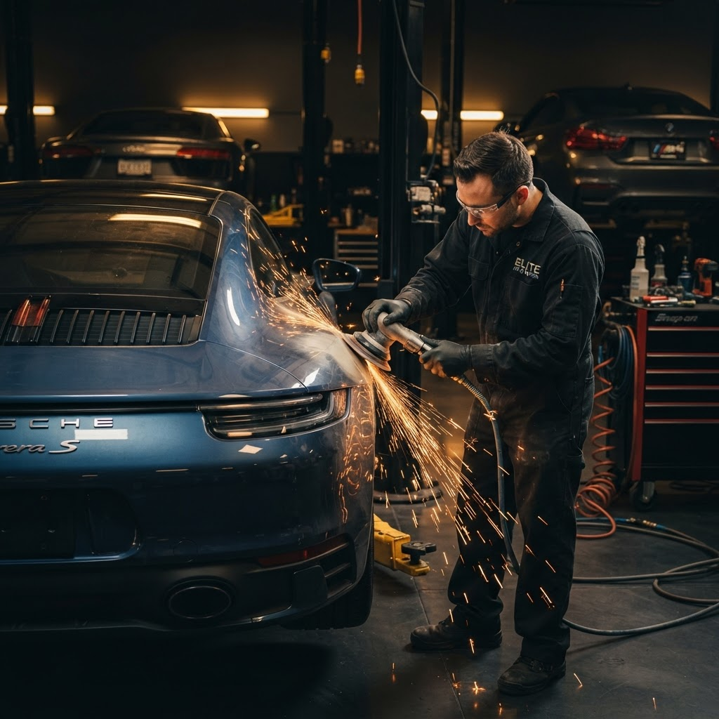 Auto body repair panel work in Everett MA
