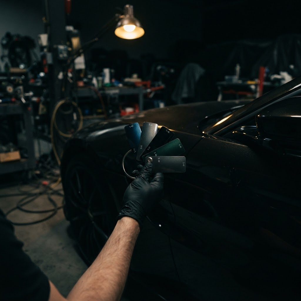 Auto paint color matching process in Everett MA